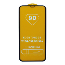 Захисне скло для iPhone XR/11 чорний 9D Glass Shield