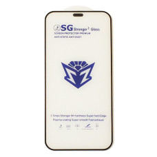Захисне скло для iPhone 12 mini чорний + сіточка SG Stronger
